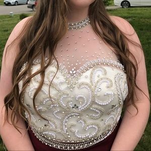 Red Prom Dress (sparkly)